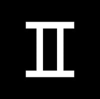 
              Gemini Zodiac Sign Horoscope Decal, Sticker, 5"in 3M White 5yr Vinyl
            