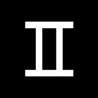 Gemini Zodiac Sign Horoscope Decal, Sticker, 5"in 3M White 5yr Vinyl