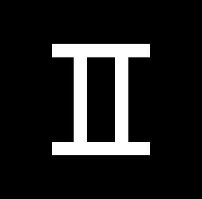 Gemini Zodiac Sign Horoscope Decal, Sticker, 5