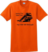 
              Pittsburgh Bus in Sinkhole, dahntahn n'at funny T-Shirt
            