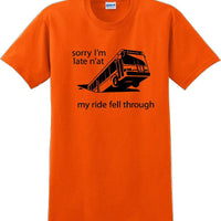 Pittsburgh Bus in Sinkhole, dahntahn n'at funny T-Shirt