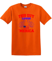 
              THIS GUY LOVES AMERICA shirt  TLAS1
            