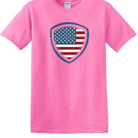 Memorial Day shirt flag shield We Will Always Remember 13 color choices -mds5