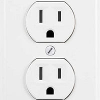 Wall Plug Decal Sticker 3D Realistic Prank Funny Trick Viral Phone Charger