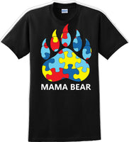 
              Autism Awareness Mama Bear T-Shirt - JC
            