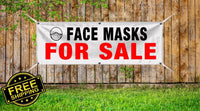 
              Face Masks for sale - Advertising Vinyl Banner Flag Sign  printed in the USA
            