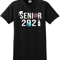2021 Senior 2021 Graduate - T-Shirt Sizes Sm-5xl