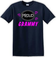 
              Proud Grammy heart shirt - Gram, Grammy, Grandma - Novelty T-shirt
            
