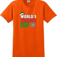 Worlds tallest Elf - Christmas Day T-Shirt -12 color choices