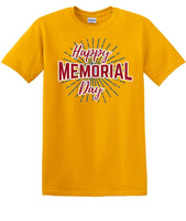 
              Memorial Day shirt burst We Will Always Remember 13 color choices -mds3
            