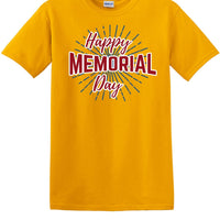 Memorial Day shirt burst We Will Always Remember 13 color choices -mds3