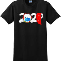 2020 Snowman In Mask Toilet Paper 2020 Christmas Quarantine 8 xmas shirt
