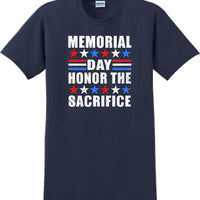 MEMORIAL DAY HONOR THE SACRIFICE , Veterans day Soldier USA Support T-Shirt