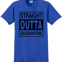 Straight Outta Quarantine 2020  funny T-Shirt sm-5xl
