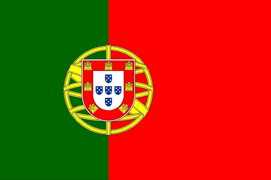 PORTUGUESE COUNTRY FLAG, STICKER, DECAL, 5YR VINYL, STATE FLAG