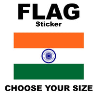 National Flag of India Tiraṅgā, STICKER, DECAL, 5 YR VINYL