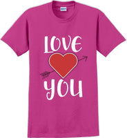 
              Love you  - Valentine's Day Shirts - V-Day shirts
            