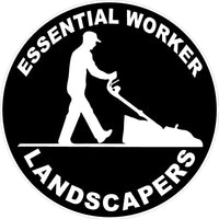 Essential Worker Landscapers Decal