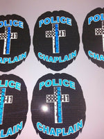 
              Police Chaplain Vinyl Decal Police Badge REFLECTIVE
            