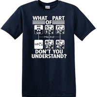 Gear Shift Language - Funny shirt - short sleeved T-shirt