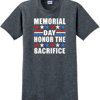 MEMORIAL DAY HONOR THE SACRIFICE , Veterans day Soldier USA Support T-Shirt