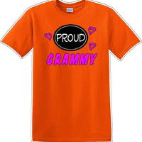 Proud Grammy heart shirt - Gram, Grammy, Grandma - Novelty T-shirt