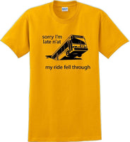 
              Pittsburgh Bus in Sinkhole, dahntahn n'at funny T-Shirt
            