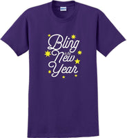 
              Bling in the New Year with stars T-Shirt - New Years Shirt - 12 color choices
            