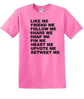 
              Social Media - So Many Ways to Share! - Fun shirt - T-shirt TSM04
            