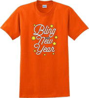 
              Bling in the New Year with stars T-Shirt - New Years Shirt - 12 color choices
            