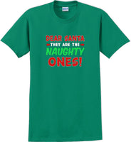 
              Dear Santa -they are the- Naughty ones - Christmas Day T-Shirt -12 color choices
            