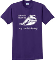 
              Pittsburgh Bus in Sinkhole, dahntahn n'at funny T-Shirt
            