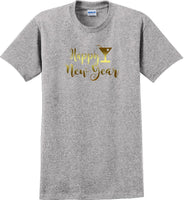 
              Happy New Year  T-Shirt - New Years Shirt - 12 color choices
            