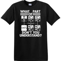 Gear Shift Language - Funny shirt - short sleeved T-shirt