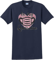 
              Be My Quarantine Heart PInk Glitter- Valentine's Day Shirts - V-Day shirts
            