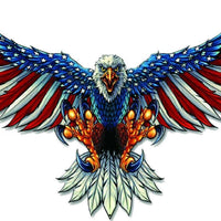 American eagle decal custom size 50" wide x 33" tall