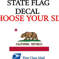 CALIFORNIA STATE FLAG, STICKER, DECAL, State flag of california  5 YR VINYL