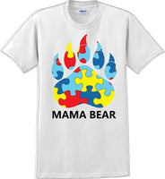 
              Autism Awareness Mama Bear T-Shirt - JC
            
