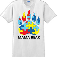 Autism Awareness Mama Bear T-Shirt - JC
