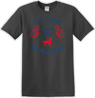 
              This Girl loves her chihuahua - Dog- Novelty T-shirt
            