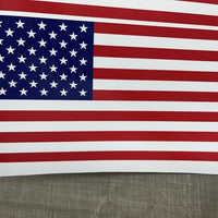10 PACK 2X4 American USA Flag Vinyl Decal Bumper Sticker Car Truck Window 3M 5YR