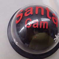 Santa Camera Cam Dome With Red LED blinking Light Dummy Fake Pretend w/batteries