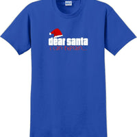 Dear Santa I can explain - Christmas Day T-Shirt -12 color choices