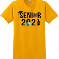 2021 Senior 2021 Graduate - T-Shirt Sizes Sm-5xl
