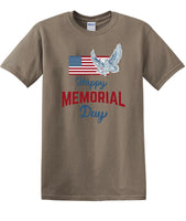 
              Memorial Day shirt Flag Eagle We Will Always Remember 13 color choices -mds2
            