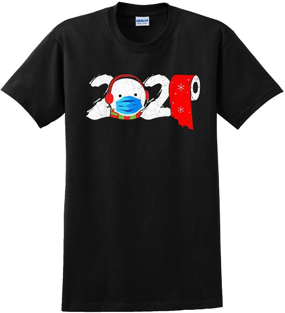2020 Snowman In Mask Toilet Paper 2020 Christmas Quarantine 8 xmas shirt