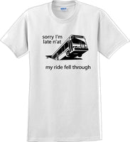 
              Pittsburgh Bus in Sinkhole, dahntahn n'at funny T-Shirt
            