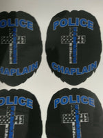 
              Police Chaplain Vinyl Decal Police Badge REFLECTIVE
            