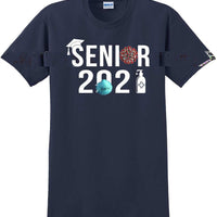 2021 Senior 2021 Graduate - T-Shirt Sizes Sm-5xl