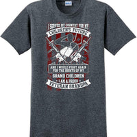 I Served My Country Veteran Grandpa, Veterans day Soldier USA Support T-Shirt